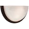 Access Lighting Crest, 2 Light Wall Sconce, Oil Rubbed Bronze Finish, Alabaster Glass 20635-ORB/ALB - alternate 1